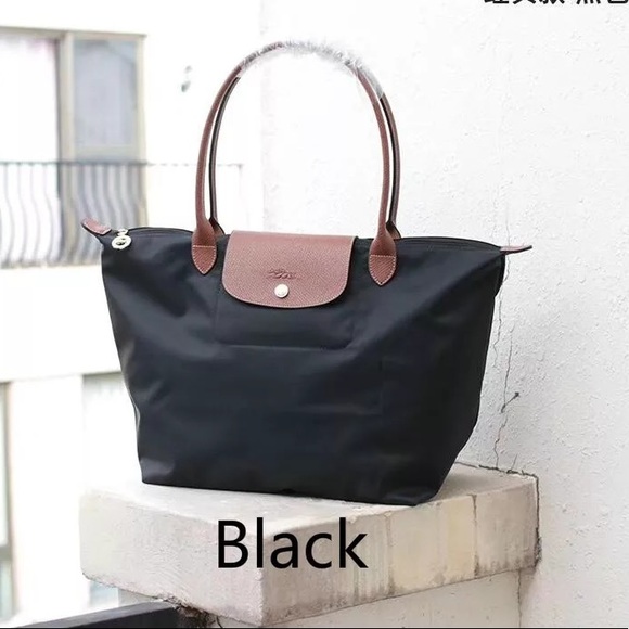 Longchamp shopping mummy bag in black size M - Picture 2 of 3